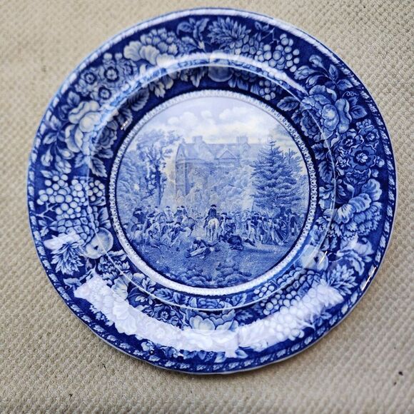 Other - Antique Rowland and Marsellus Battle of Germantown Plate Historical Transferware